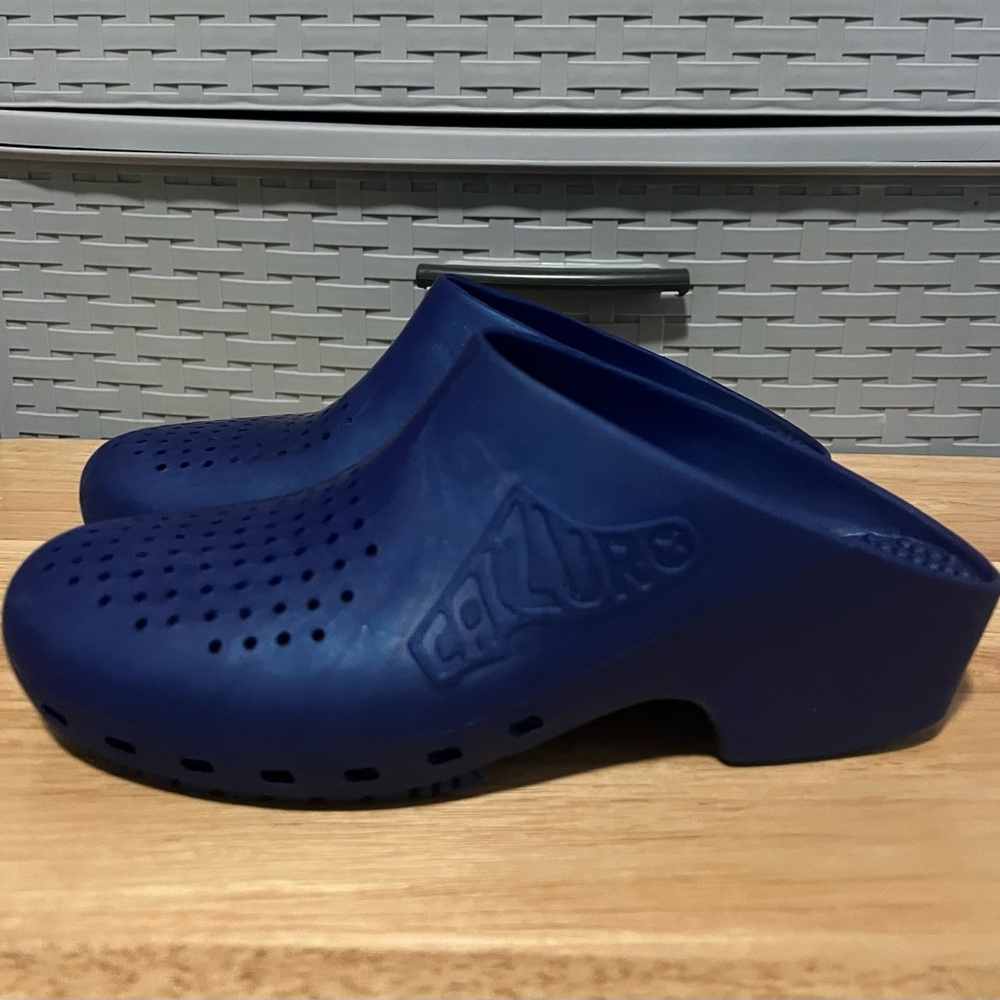 Calzuro Blue Clogs Size 37-38